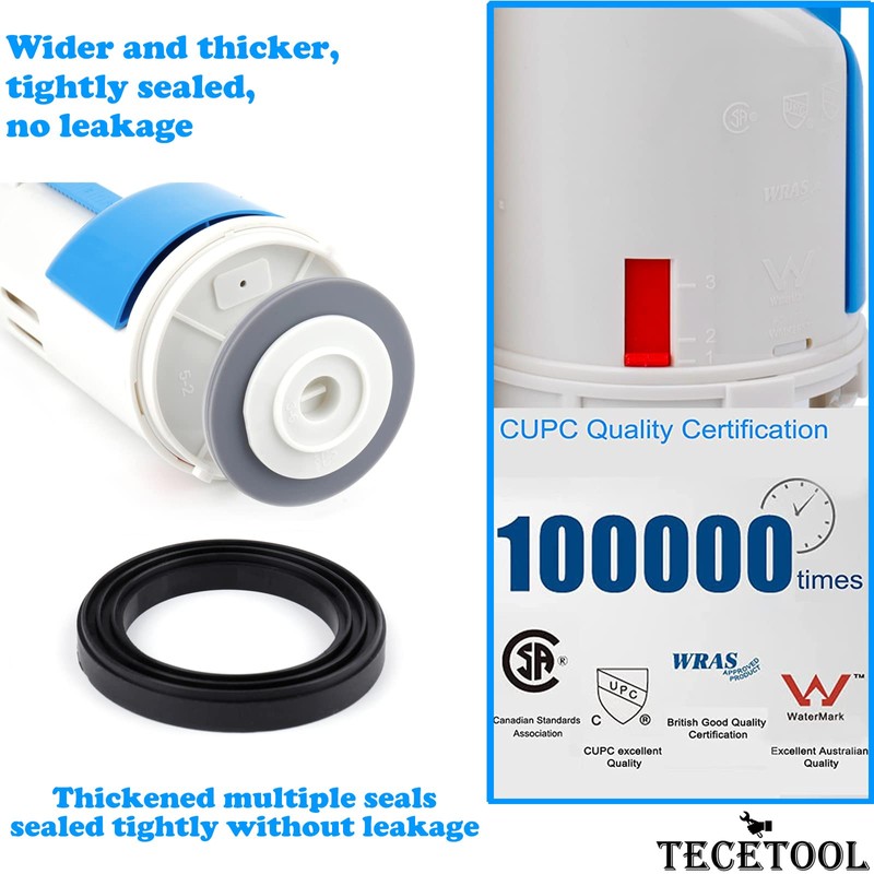 2 Inch Toilet Flush Valves Toilet Repair Kit Dual Flush