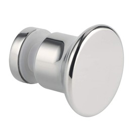 Alise Shower Glass Door Handle,Sliding Shower Doors Knob,Single Side Pull Hardware Replacement Parts for Bathroom Doors,Solid SUS304 Stainless Steel Polished Chrome XLS400DB-C