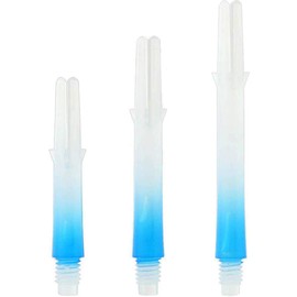 L-Style L-Shaft Lock Straight Twotone White Clear Blue Display Length 190