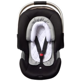 Pro Goleem Infant Car Seat Insert, Babybody Support for Toddler, Soft Minky Preemie Car Seat Insert, 2-in-1 Reversible, Perfect for Carseats, Strollers, Swings, White and Grey