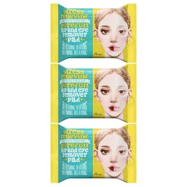 Arial Stress Relieving Purefull Lip & Eye Remover Pads 30p, 55g, 3 pieces / 아리얼 스트레스 릴리빙 퓨어풀 립앤아이 리무버 패드 30p, 55g, 3개