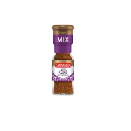 Cannamela - Linea Oro Mix, Miscela per Kebab e Ricette Mediorientale, Confezione da 25g. Mix di spezie con Paprika dolce, Cumino, Pepe nero, Aglio, Basilico, Cipolla, Senape