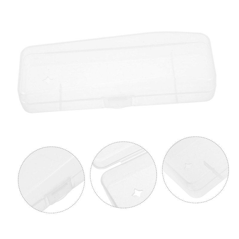 CAXUSD Travel Shaver Box 3 Storage Containers Razor Blade Holder