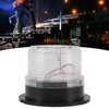 Solar Strobe Warning Safety Flashing Light Waterproof LED Emergency Warning