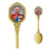 King Charles Coronation Gold Plated Spoon Collectors Souvenir Commemorative Memorabilia