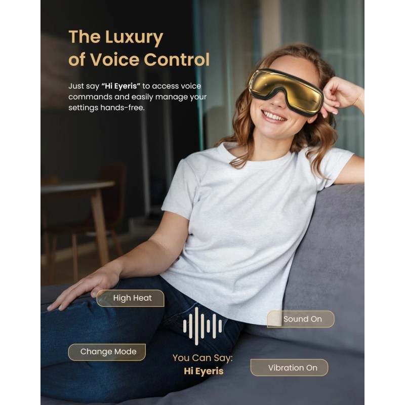 RENPHO Eyeris 3 Eye Massager with Heat and Cooling Eye