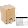AKLOT Cajon,12 * 12 * 18 inch Box Drum Full