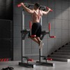 SogesPower Power Tower Pull Up Dip Stand Multi-Function Adjustable Height