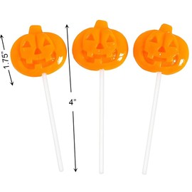Jack-O’-Lantern Lollipops - 12 Pc.