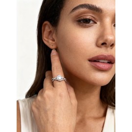 STARCHENIE Promise Rings for Her 925 Sterling Silver Infinity Ring for Women Size 6