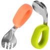 Outanaya 1Set Fork and Spoon Dining Utensils for Ergonomic Design