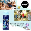Fringoo 350ml Kids Water Bottle with Straw Stainless Steel Bottle,Insulated