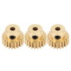 3Pcs RC Car Gear Copper M0.6 3.175mm Diameter Remote Control