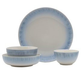 Mikasa Logan Blue 32 Piece Dinnerware Set, Service for 8