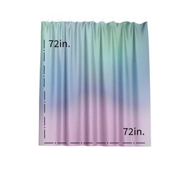 Bath Elements Premium PEVA Shower Curtain – Heavy Duty, Mildew Resistant, Waterproof, Odorless, Nontoxic, BPA-Free – Magnetic Hem, Standard Size, Can Be Used Alone or As Liner (Tie Dye)