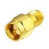Eightwood SMA Male to Female Adapter Quick Push-On Connector (2
