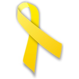 2 x Sticker Flag Yellow Ribbon Yellow Bow (Double Pack) 5 x 8 cm Car Sticker Car Sticker Flag