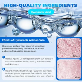 3% Hyaluronic Acid Serum Ultra-Hydrating Vials, Skin Repair Hyaluronic Acid Tubes, Single-Use Anti-Aging serum for face Wake Nature Perfection Hyaluronic Acid Tubes Vials (#1)