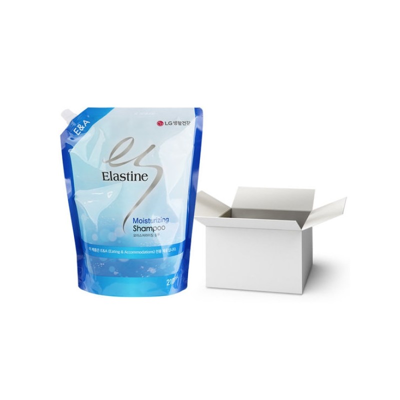 (6 pcs) LG Elastine Moisture Shampoo (Refill) 2100ml / (6개)엘지