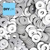 Large Flat Washer M4-4mm (Pack of: 2) Form G Zinc
