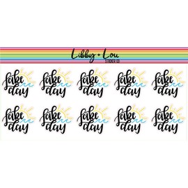 Lake Day Planner Sticker | Libby + Lou Sticker Co
