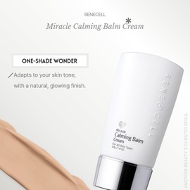 RENECELL [Rene Cell Miracle Calming Balm CB Cream, Tinted Moisturizer for All Skin Types (50g / 1.8oz)