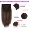 Yuniffe Yaki Straight Clip in Hair Extensions for Black Women