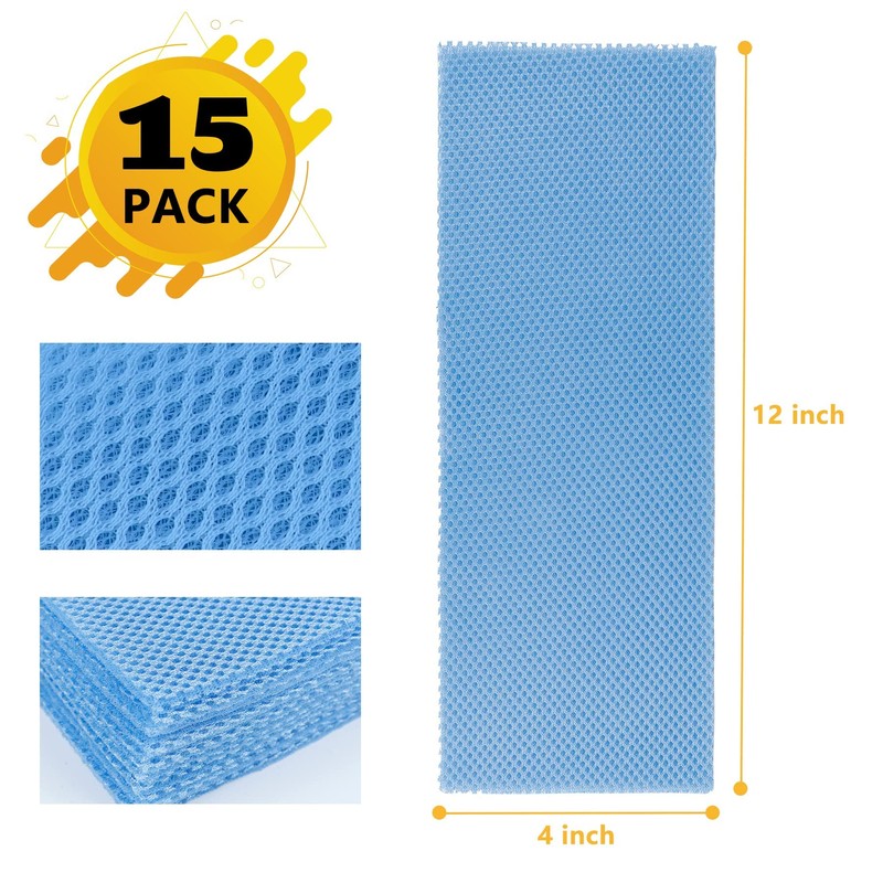 GCGOODS 15 Pcs 4" x 12" Air Vent Filters, Reusable