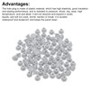 QUARKZMAN 100 Pieces Plastic Hole Plugs, 5mm (3/16") Light Grey