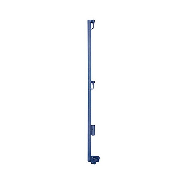 Metaltech M-MGPUSL Guard Rail Post with Support, Model#, 4, Blue