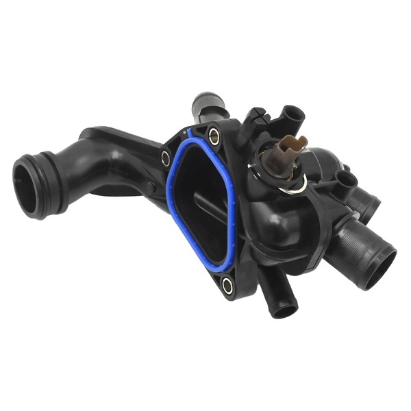 Saihisday 11537534521 Engine Coolant Thermostat and Housing Assembly, Replacement for