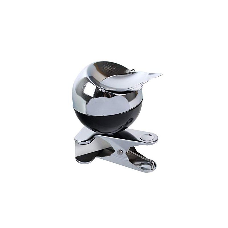 Ashtray with Clamping Function, Colour Cat Wind Ashtray, Metal Ashtray,