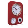 Lily's Home Reloj de cocina retro con temperatura y temporizador