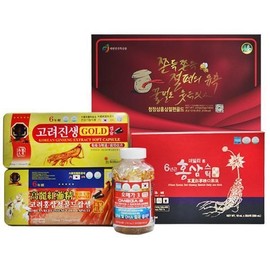 6년근 고려진생 골드캡슐 인삼 진세노사이드 120정 6-Year-Old Korean Ginseng Gold Capsule Ginsenoside 120 Tablets