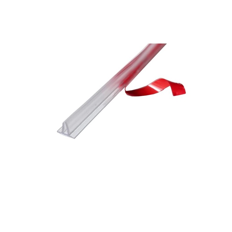 Gordon Glass® Double-Leg Clear Vinyl Seal with Pre-Applied Self-Adhesive Backing