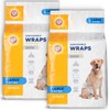 Arm & Hammer for Pets Male Dog Wraps, Size Large,