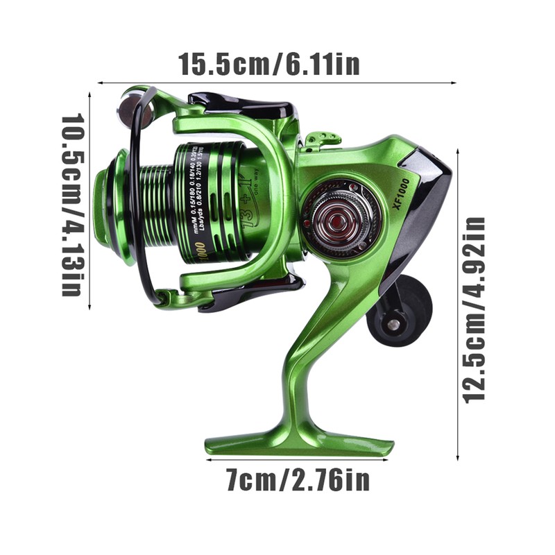 Salt Freshwater Metal Heavy Duty Lightweight Casting Spinning Fishing Reel