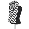 Pashmama Muselina Negro Chevron