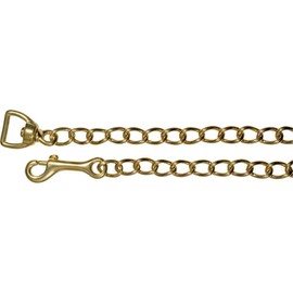 Partrade Stud Chain Nickel Plated Swivel Eye Durable Training Chain Horses 30"