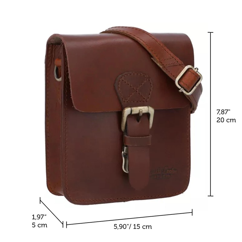 Gusti Cadel E. Bicycle Bag Leather Handlebar Bag Shoulder Bag