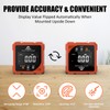 Digital Angle Finder with Laser, 4-side Magnetic Digital Angle Gauge,