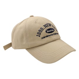 Men Baseball Cap,Fashion Sun hat， Adjustable Plain Embroidery Trucker Cap,Sports Casual Cap for Breathable Sun Hat for Women Unisex Beige