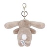 Cute 3.5" Bunny Bag Charm, Fluffy Rabbit Plush Keychain Purse