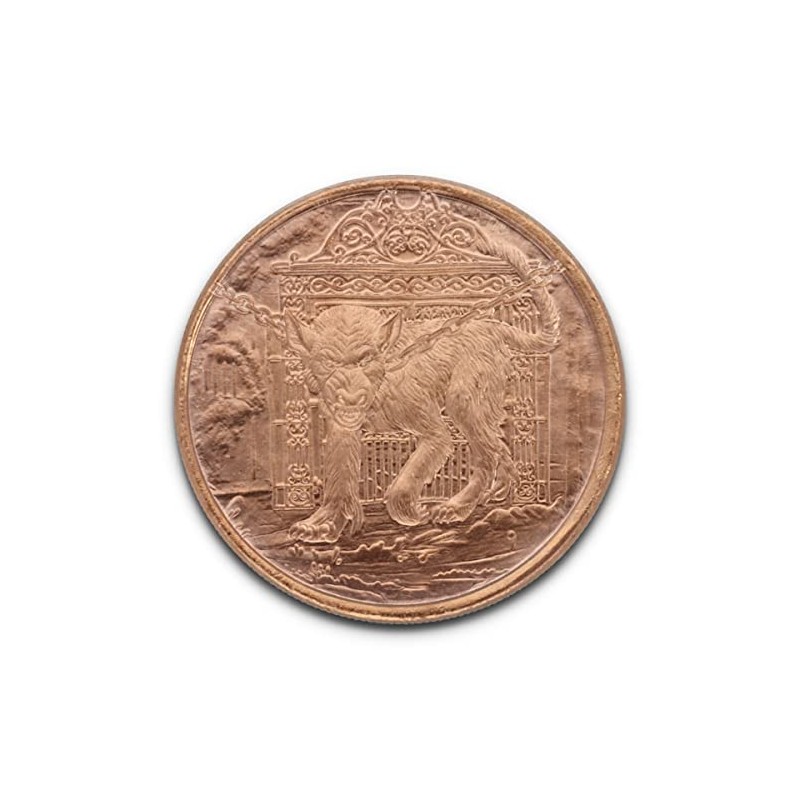1 oz (AVDP) .999 Fine Copper Coin Nordic Creatures -