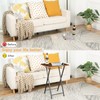 HOOBRO Folding TV Tray Table, TV Trays for Eating Set