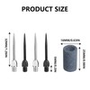 Cosmos 12 Pcs Steel Dart Tips with 2 Dart Sharpener,