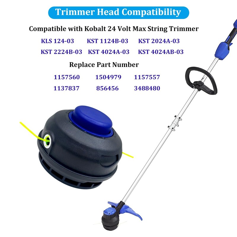 KLS 124-03 Trimmer Head for Kobalt 24V Weed Wacker String