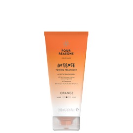 Four Reasons Color Mask INTENSE - Orange – (27 Colors) Intensive Toning Treatment - Color Depositing Conditioner – Semi Permanent Hair Dye for Lightened and Colored Hair – 100% Vegan, 6.76 fl oz