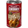Campbell’s Chunky Soup, Ready to Serve Steak and Potato Soup, 18.8 oz Can (Pack of 8)