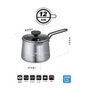 CBJAPAN One-Handed Pot, 4.3 gal (1.2 L) Induction Compatible, Fluorine